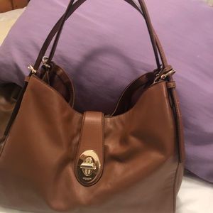 Coach brown shoulder bag